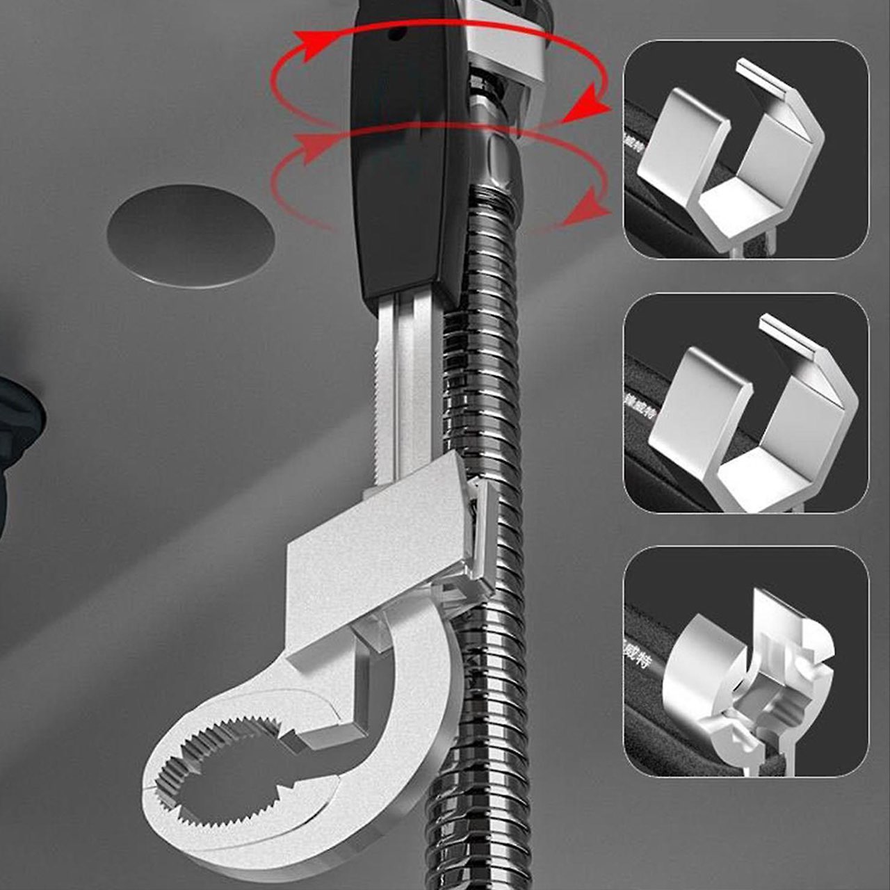 UniWrench, univerzális, kétoldalas állítható kulcs - Image 6