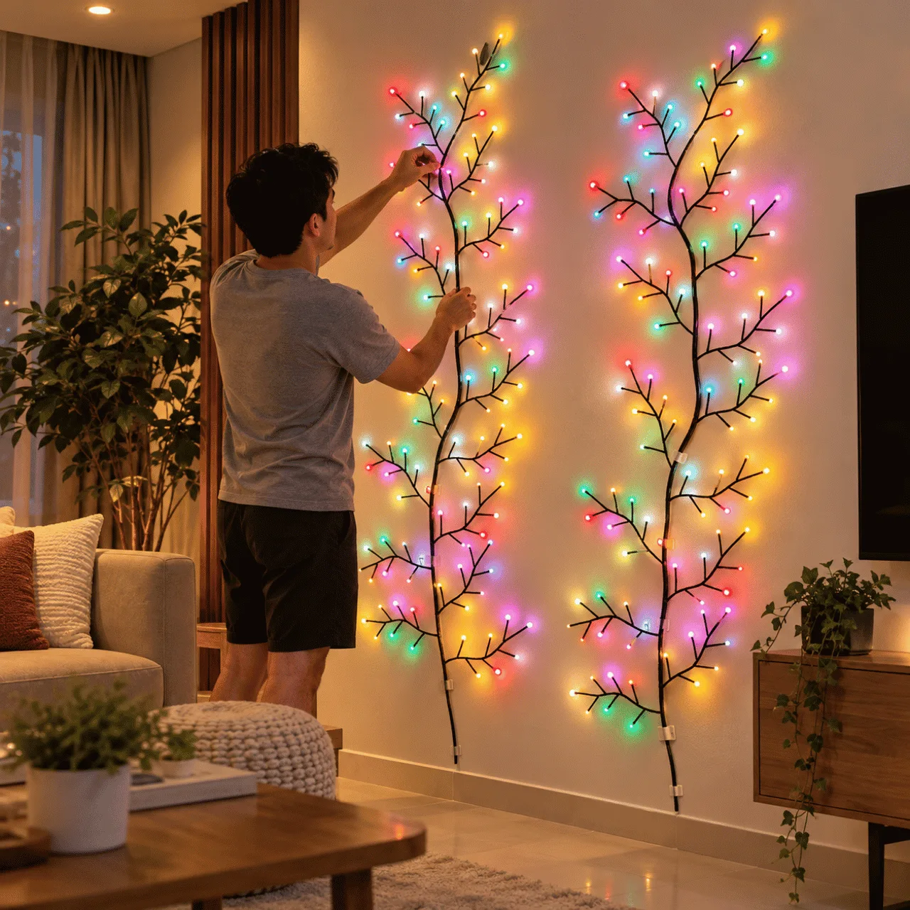 Napelemes LED-es fényág, VineLight - Image 4