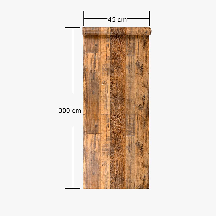 VintageWall, öntapadós matrica természetes fa megjelenéssel (300 x 45 cm) - Image 2