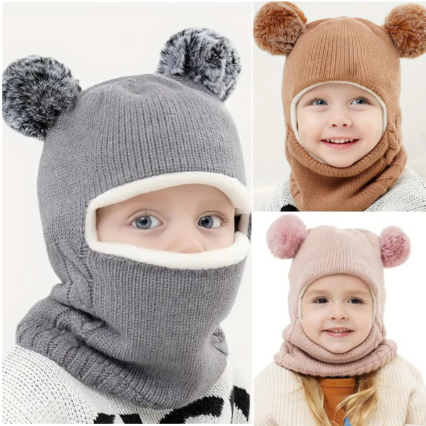 WINHAT-ROZ, CozySnug sapka sállel gyerekeknek - Image 5