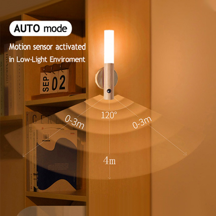 WallSensor, egy stílusos érzékelős fa lámpa - Image 4