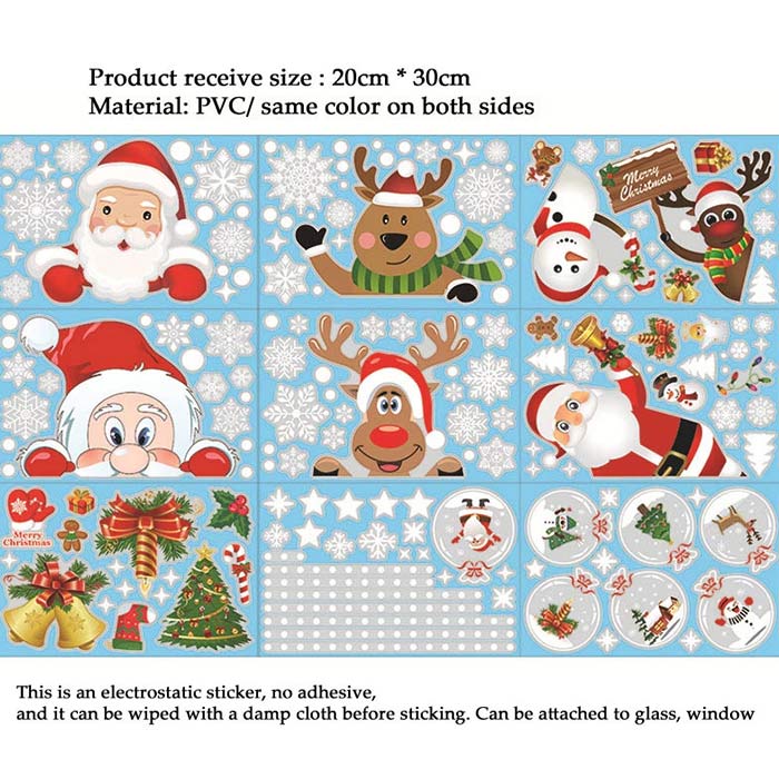 Karácsonyi ablakmatricák, WindowStickers (97 db) - Image 5