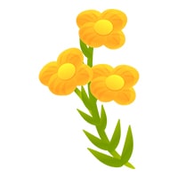 YellowFlowers, természetes megjelenésű művirágok - Image 3