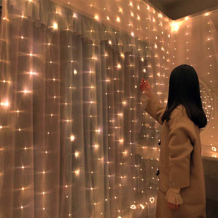 CurtainLED, LEDlámpás fényfüggöny (300 darab izzó, 3x3m) - Image 3