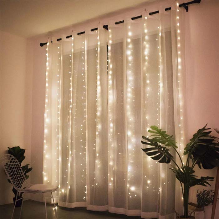 CurtainLED, LEDlámpás fényfüggöny (300 darab izzó, 3x3m) - Image 6