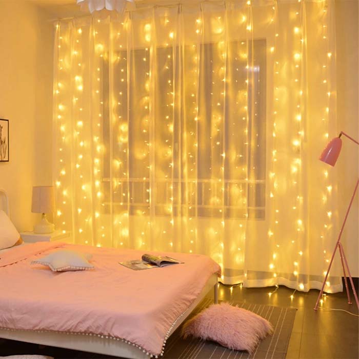 CurtainLED, LEDlámpás fényfüggöny (300 darab izzó, 3x3m) - Image 4