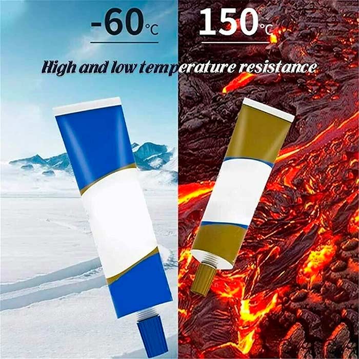 GlueStar, kétkomponensű ragasztó hideg hegesztéshez és egyszerű javításokhoz (2 tubus) - Image 11