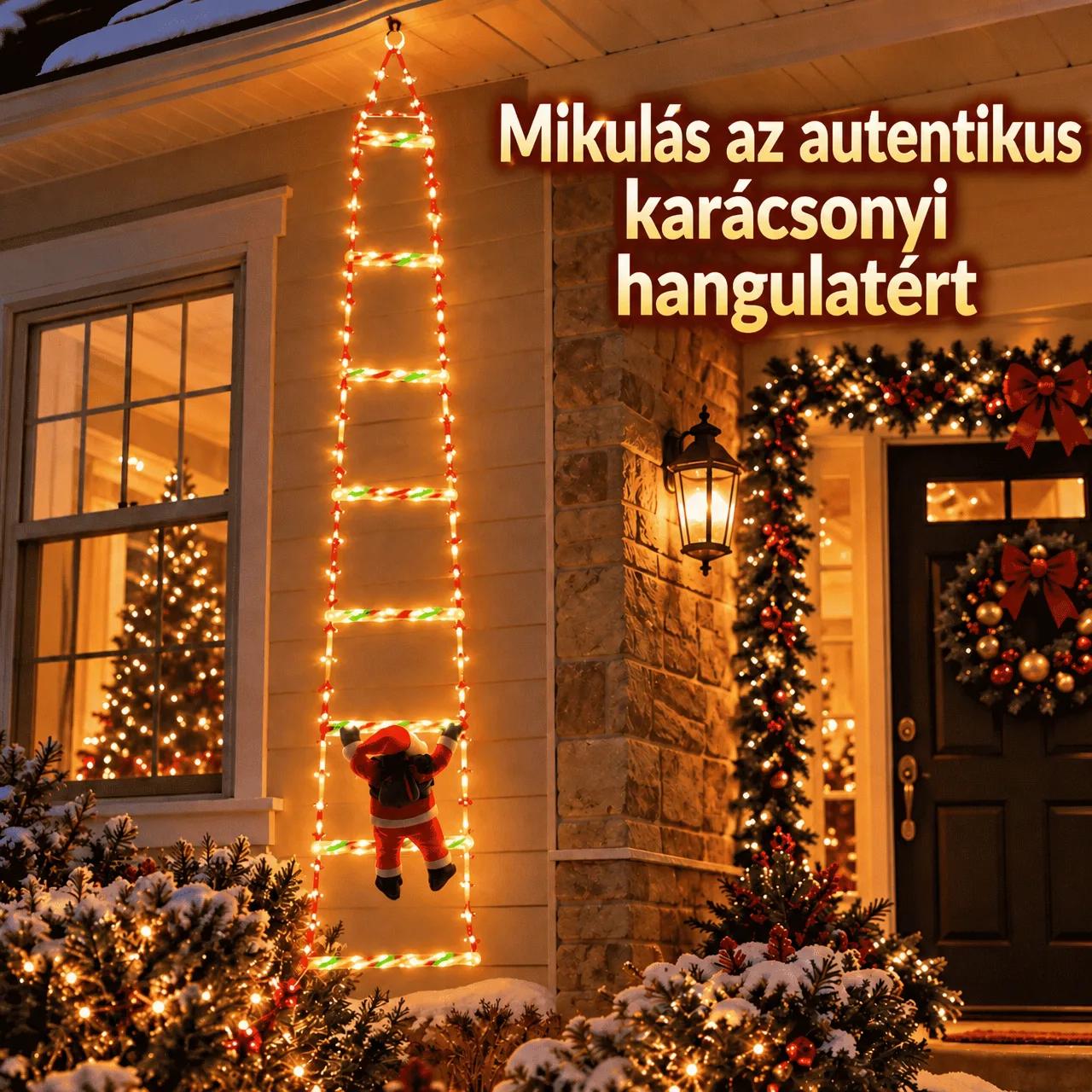 A Mikulás életre kelti a karácsony hangulatát