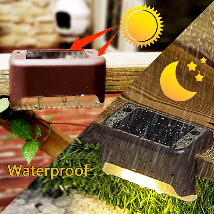PatioLights, 4 részes vízálló, napelemes kerti LED lámpa készlet - Image 11
