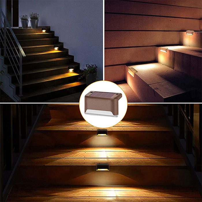 PatioLights, 4 részes vízálló, napelemes kerti LED lámpa készlet - Image 7