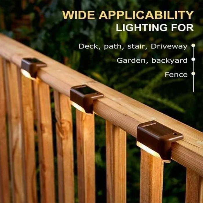PatioLights, 4 részes vízálló, napelemes kerti LED lámpa készlet - Image 5