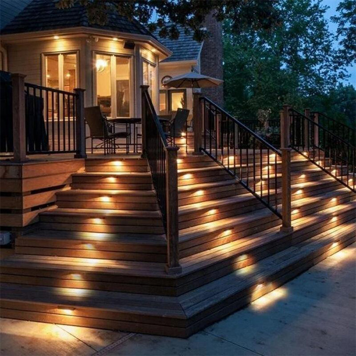 PatioLights, 4 részes vízálló, napelemes kerti LED lámpa készlet - Image 4