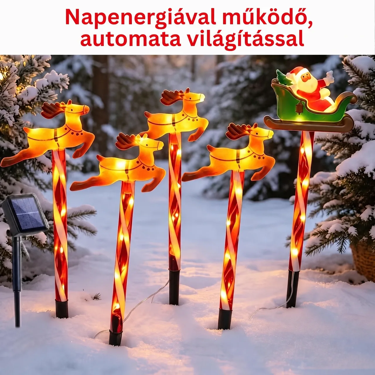 Napelemes és automatikus világítás