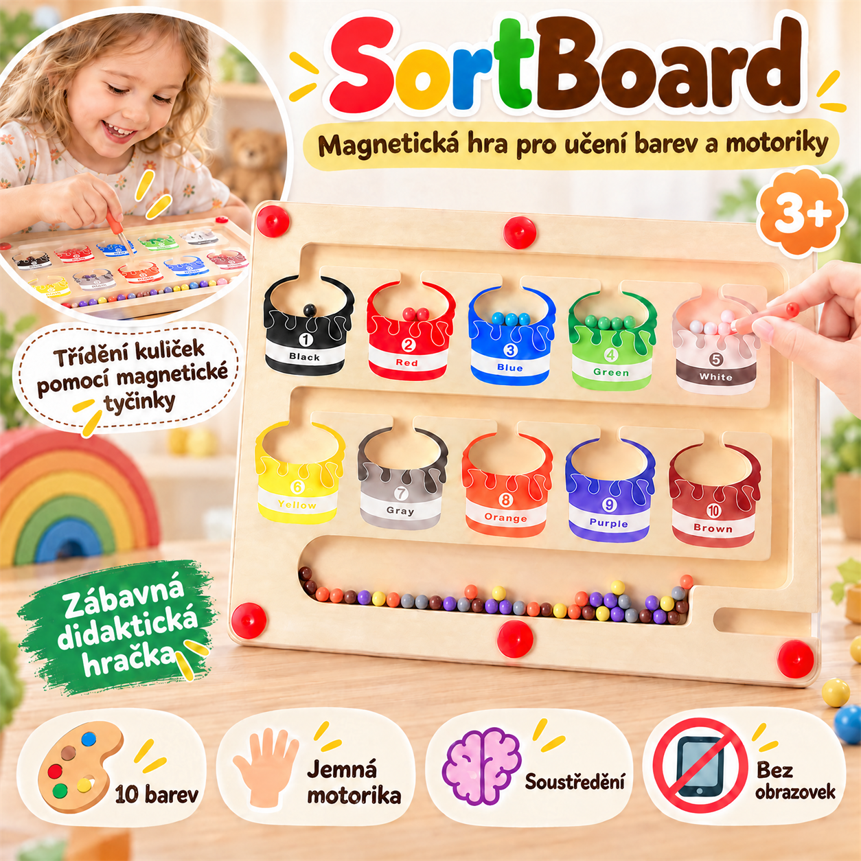 SortBoard, oktató játék a színek válogatásához és tanulásához - Image 1